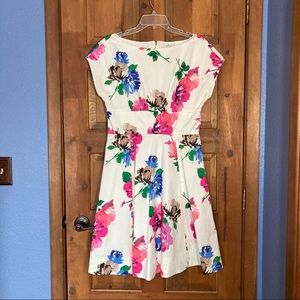 Kate Spade New York Blooms fit and flare dress